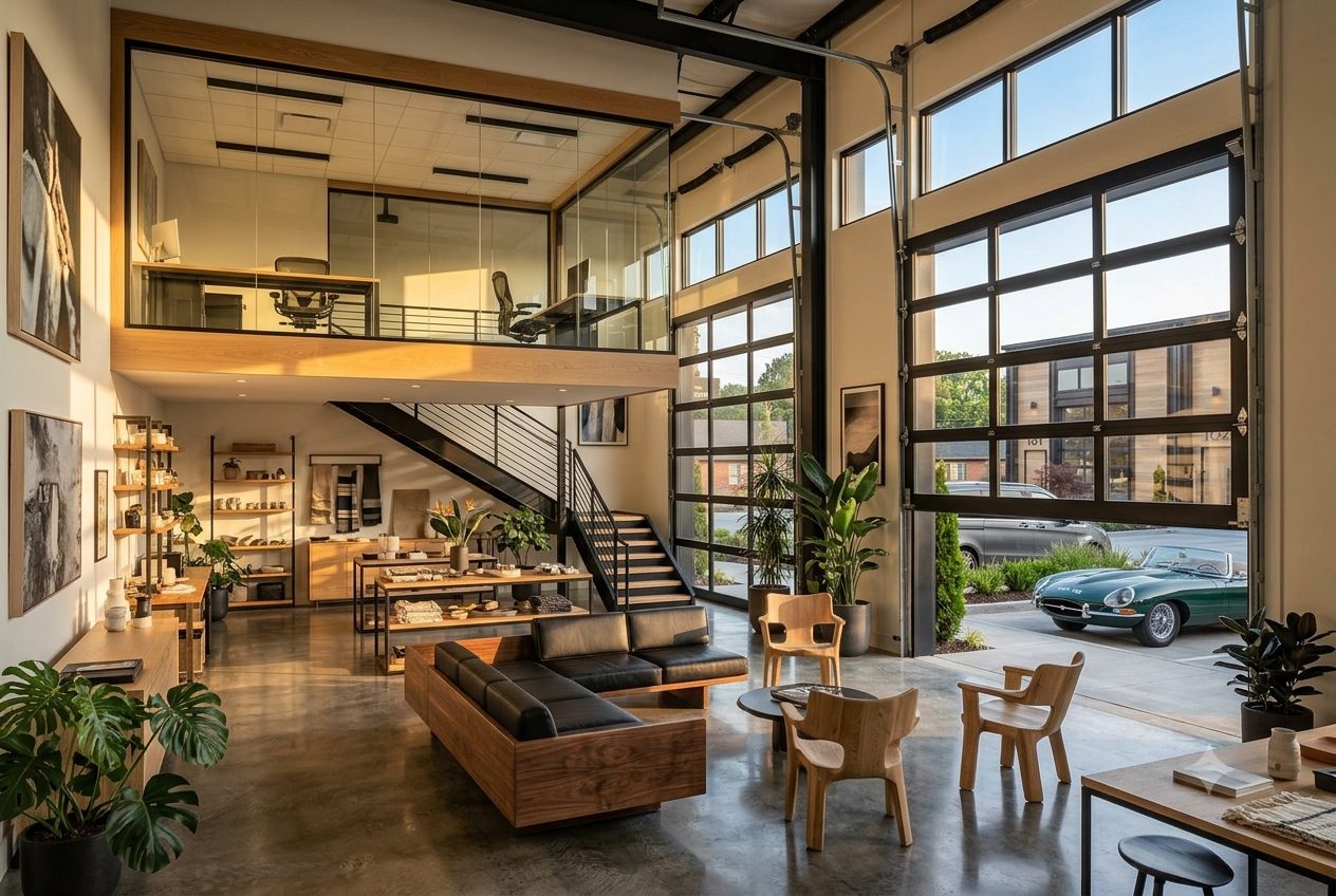 A creative loft flex suite